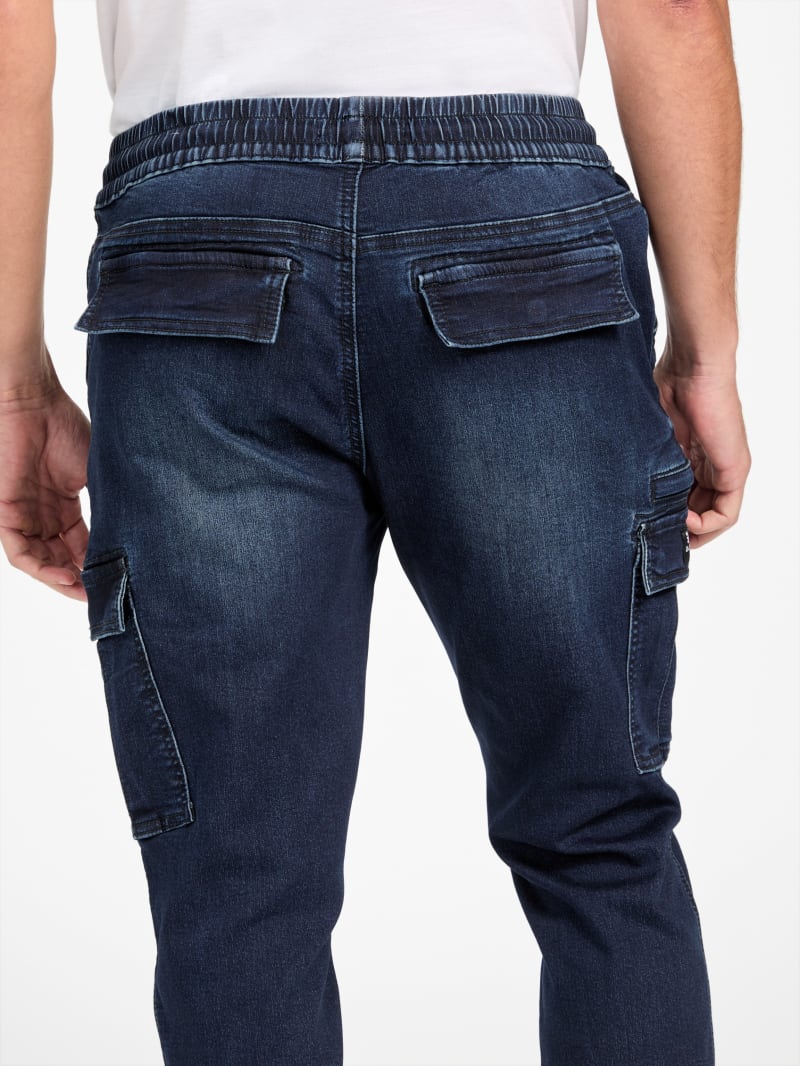 【CAMBIO】Denim Jacquard Jogger Pants /Ｓ CAMBIO(カンビオ)】Denim Jacquard Jogger Pants ジョガーパンツ