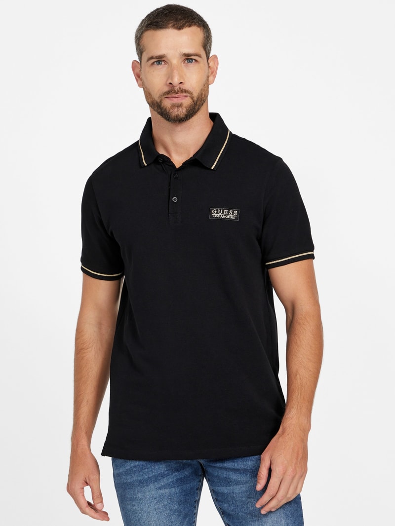 Khaled Knit Polo | GUESS Factory