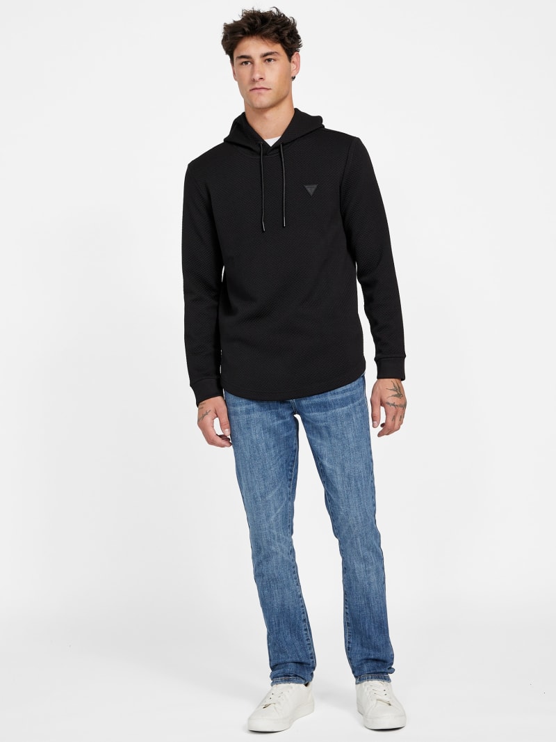 YA−MAN IS-2Y Cristobal Textured Hoodie | GUESS Factory