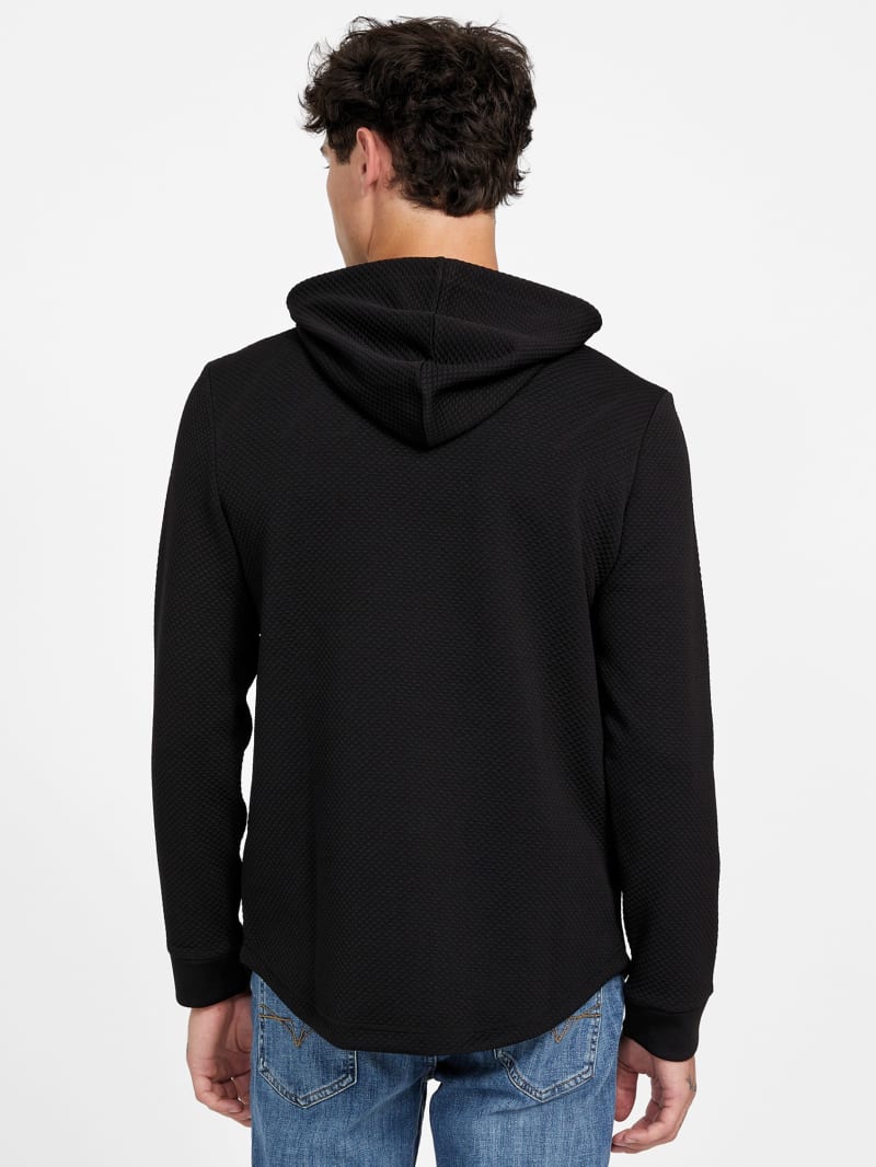 Cristobal Textured Hoodie | GUESS Factory