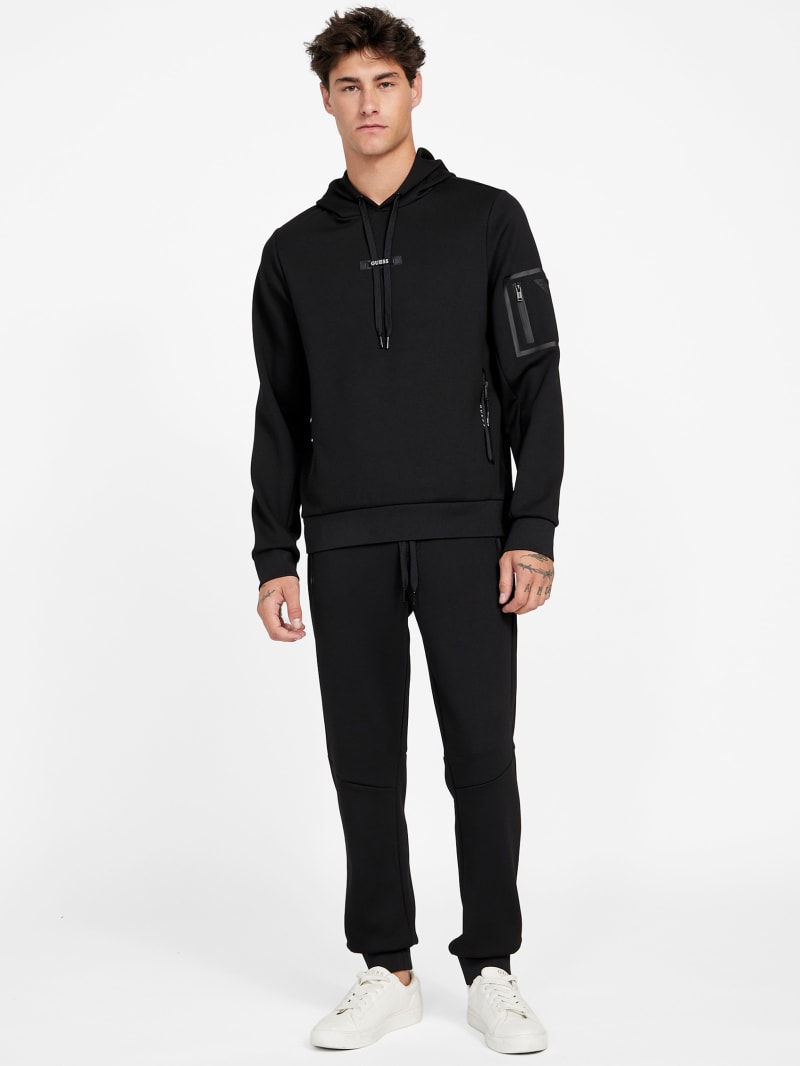 メンズウェア 8YARDS Ribbed Joggers | Black XSIDE Standard Fit Men's Jogger Sweatpants -W28209Z8-CVL