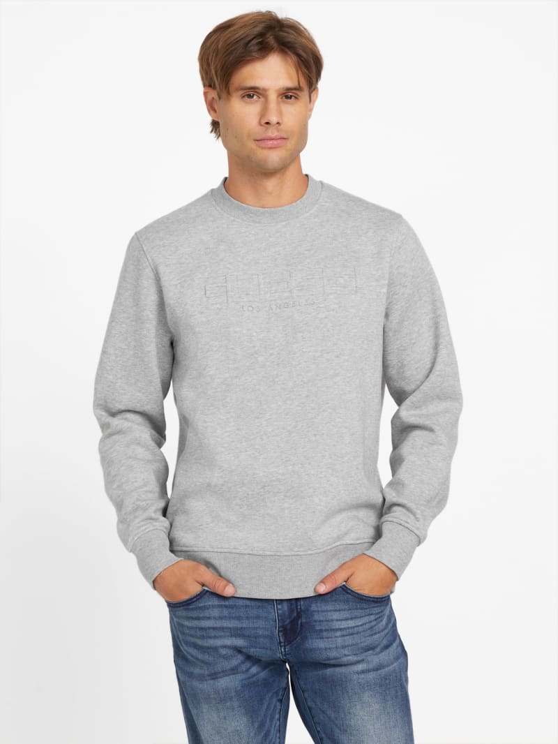 Angel Heather Crewneck Tee | GUESS Factory Ca