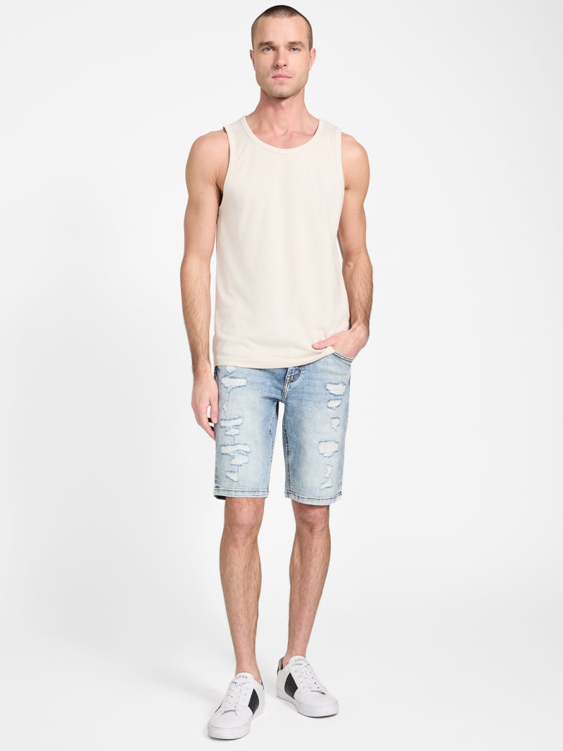 Eco Burton Destroyed Denim Shorts