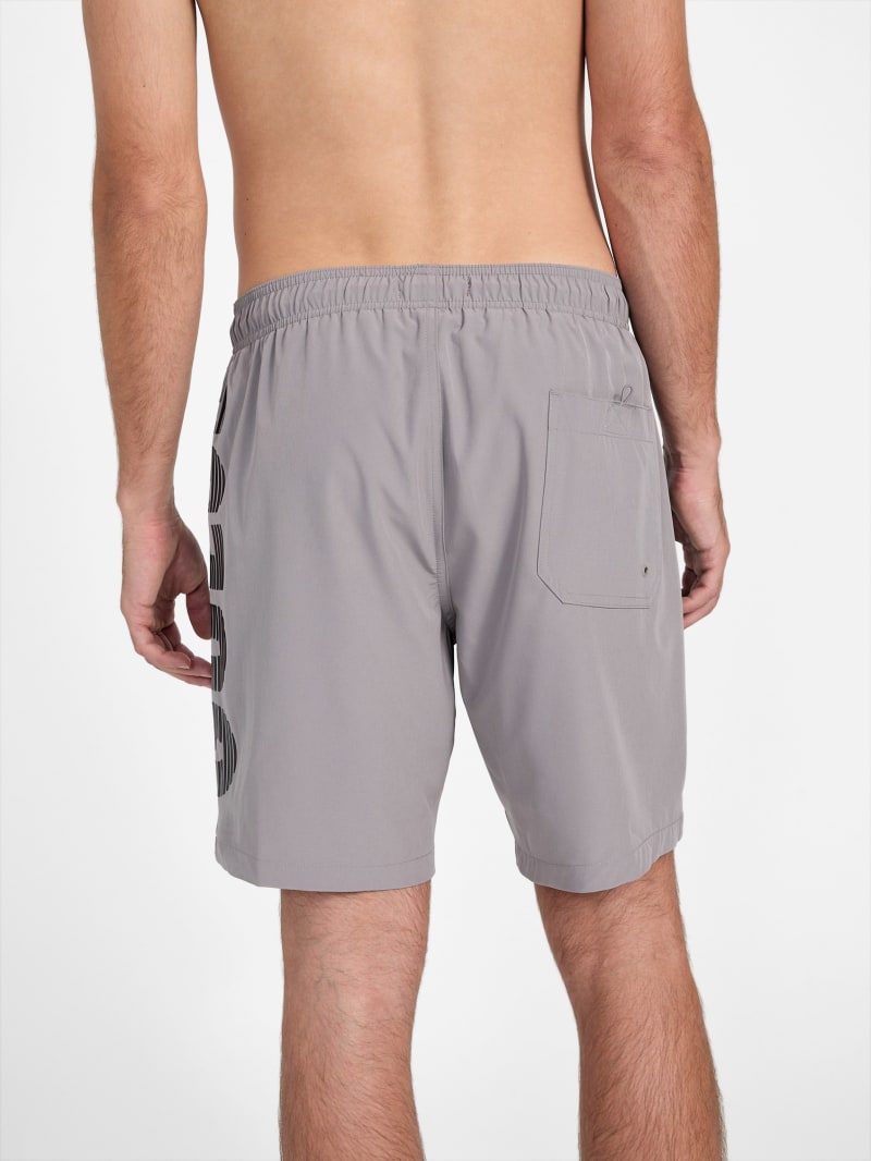 Justin Color-Block Volley Swim Shorts | GUESS Factory
