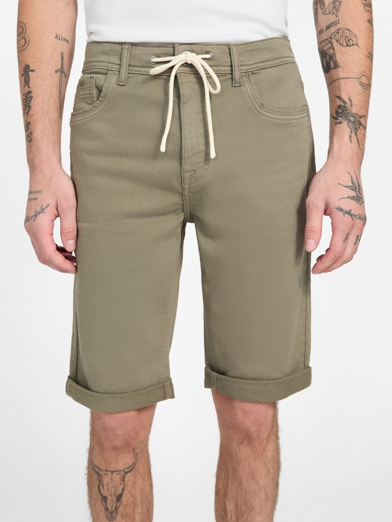 【glowny】24FW G WOOL MINI SHORTS G WOOL MINI SHORTS (CHARCOAL) - GLOWNY