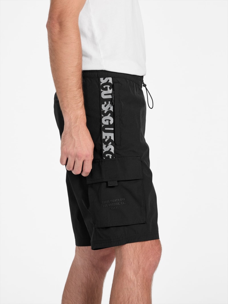 Karmen Nylon Shorts | GUESS Factory