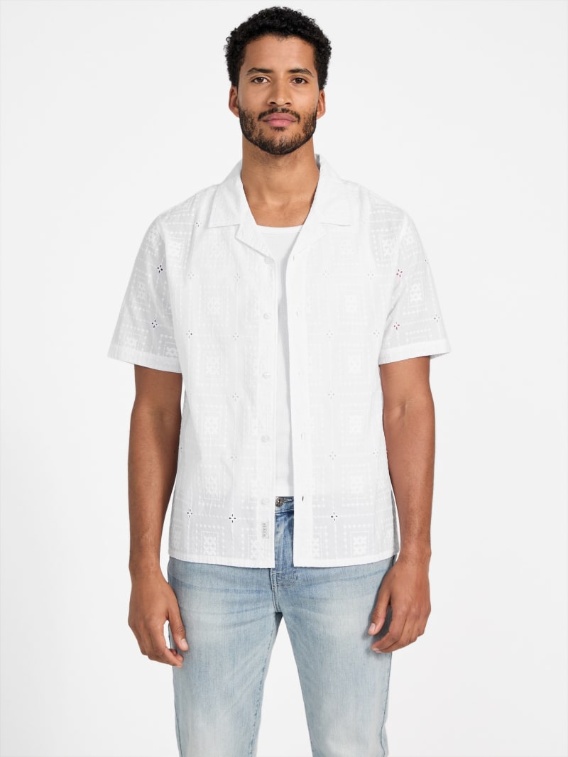 Arco Geometric Shirt | GUESS Factory