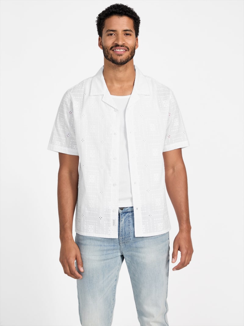 Arco Geometric Shirt | GUESS Factory