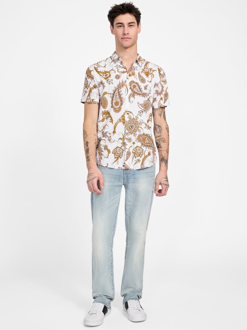 Theo Paisley Short-Sleeve Shirt