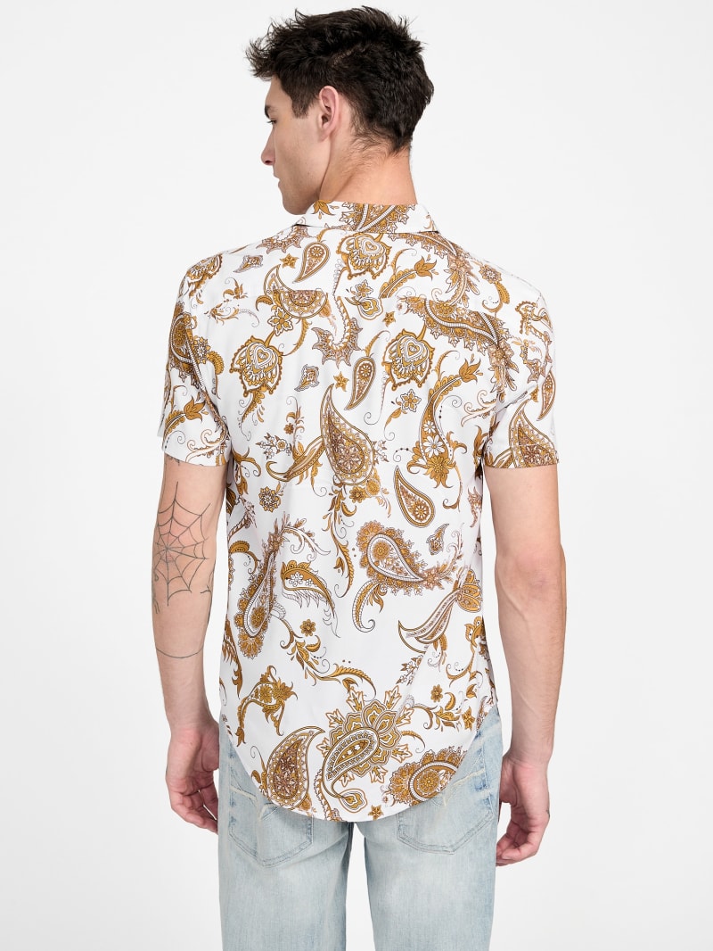 Theo Paisley Short-Sleeve Shirt
