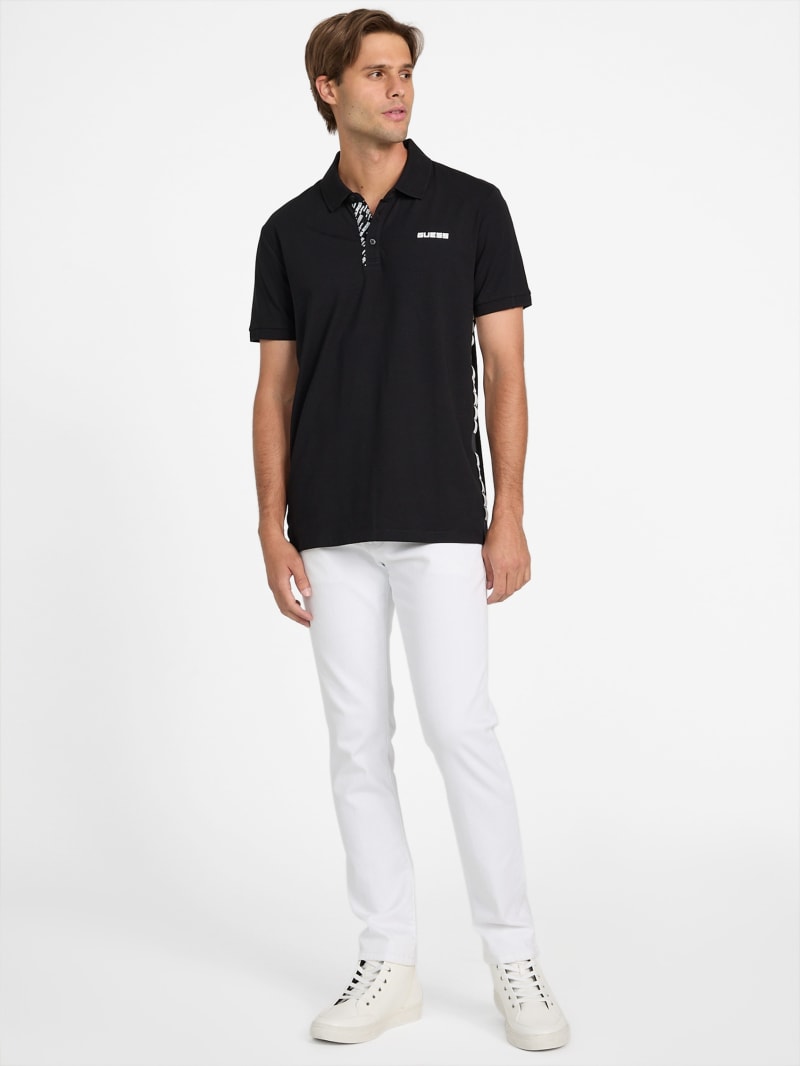 新品BRIEFING CE LOGO TAPE POLO RELAXED