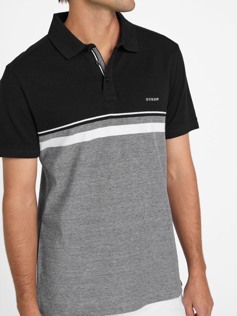 新発売 Polo Striped Color-Block Teo | Factory GUESS リール