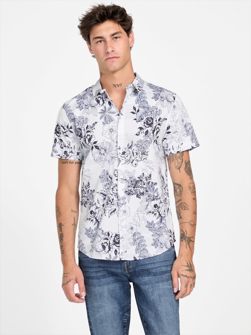Joseph Floral Short-Sleeve Shirt | GUESS Factory