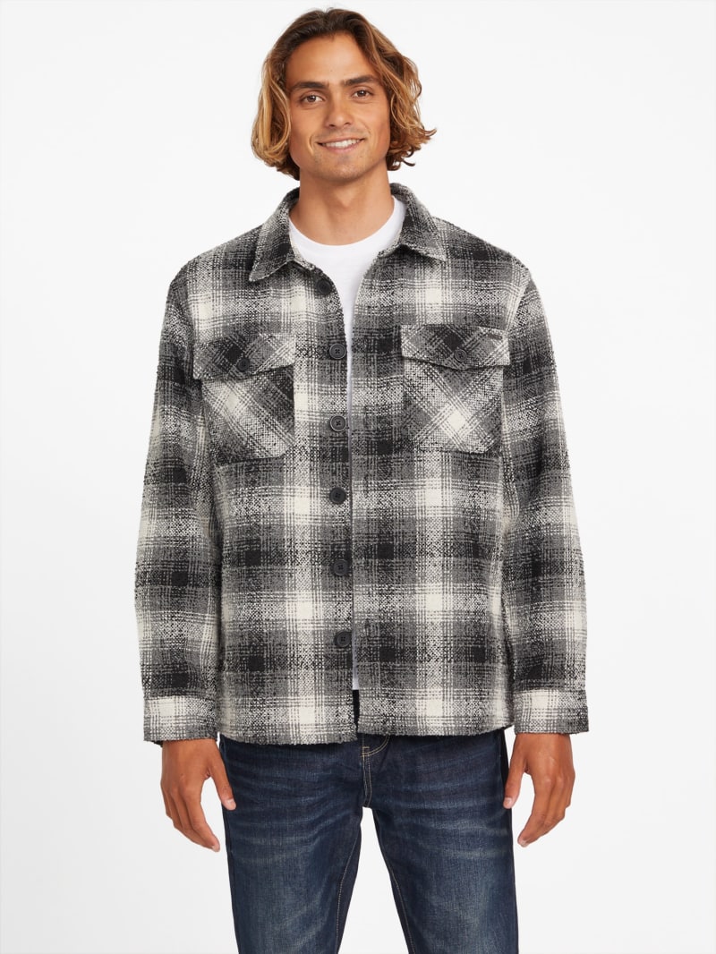 トップス jimwag fringe check shirt jimwag fringe check shirt