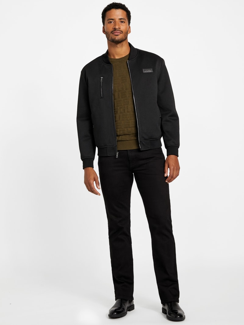 Alonzo Full-Zip Biker Jacket | GUESS Factory