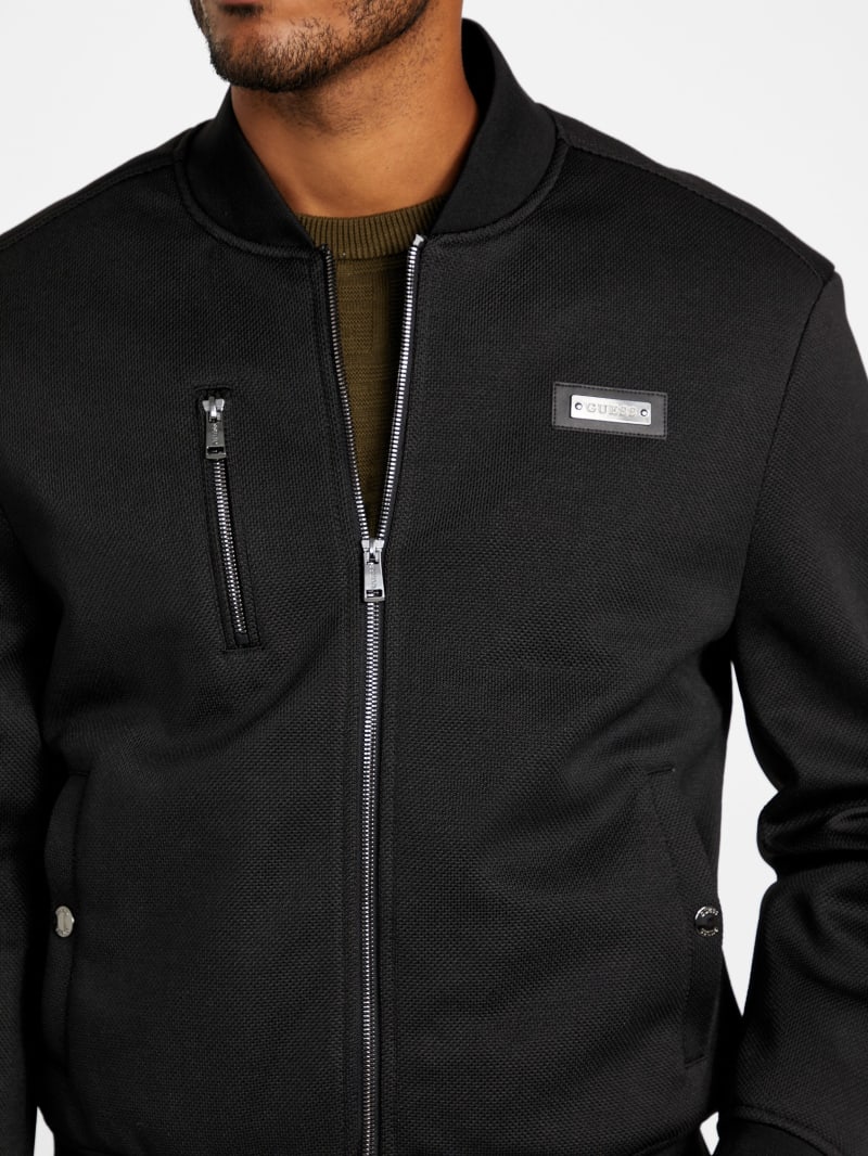 Alonzo Full-Zip Biker Jacket | GUESS Factory
