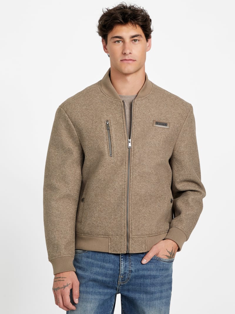 Alonzo Full-Zip Biker Jacket | GUESS Factory
