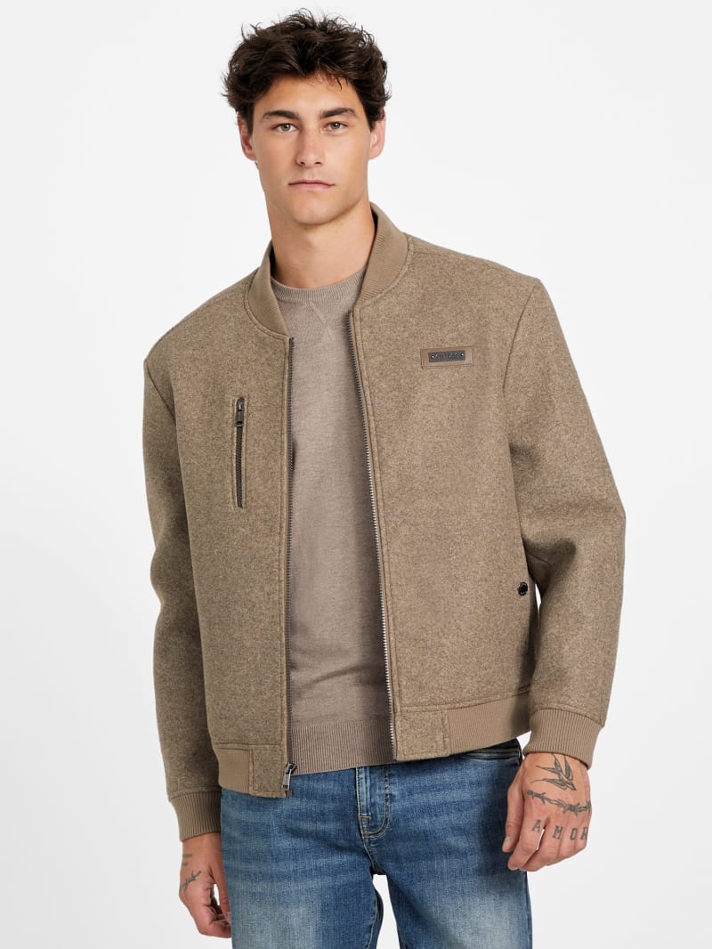 Alonzo Full-Zip Biker Jacket | GUESS Factory