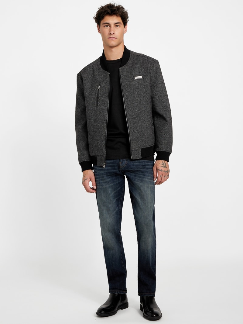 Alonzo Full-Zip Biker Jacket | GUESS Factory