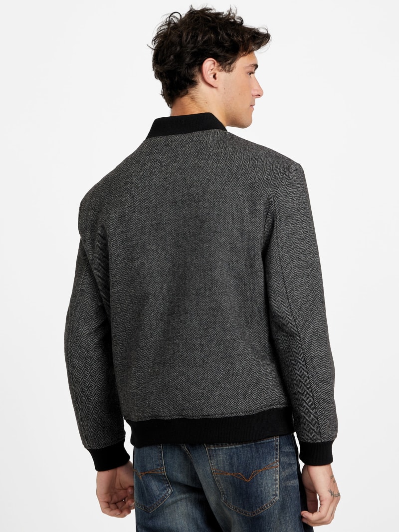 Alonzo Full-Zip Biker Jacket | GUESS Factory