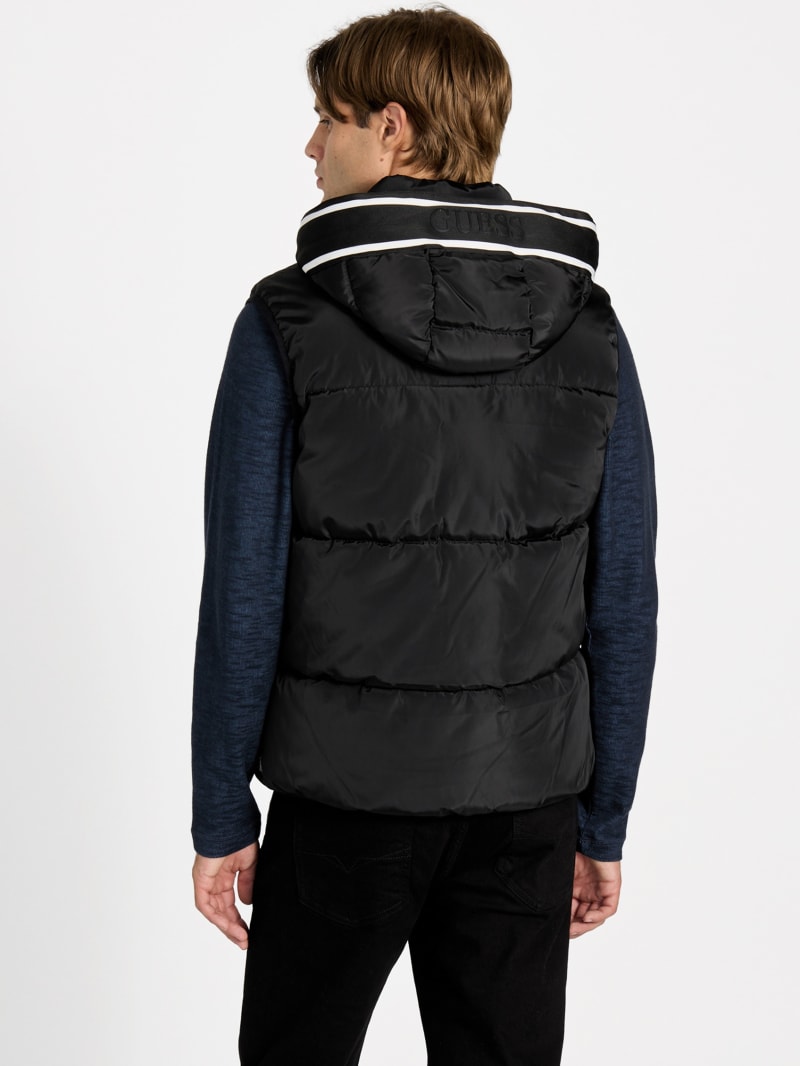 Eco Owen Hooded Puffer Vest | GUESS Factory