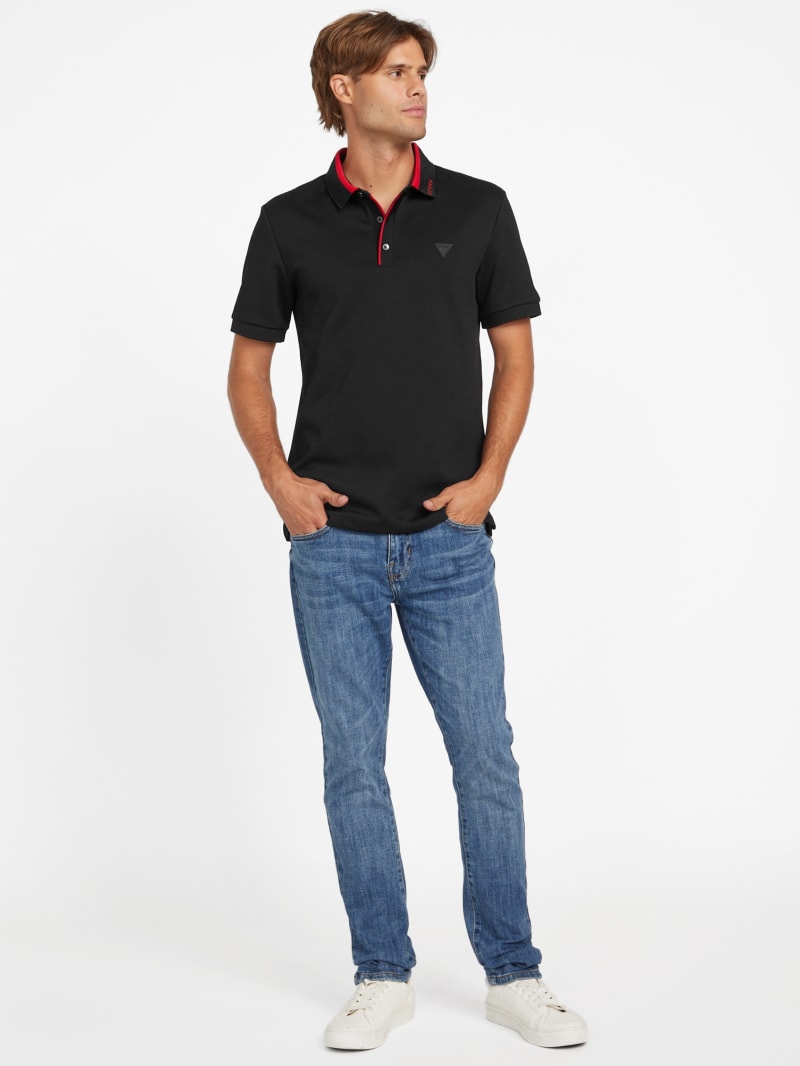 Milio Textured Polo | GUESS Factory