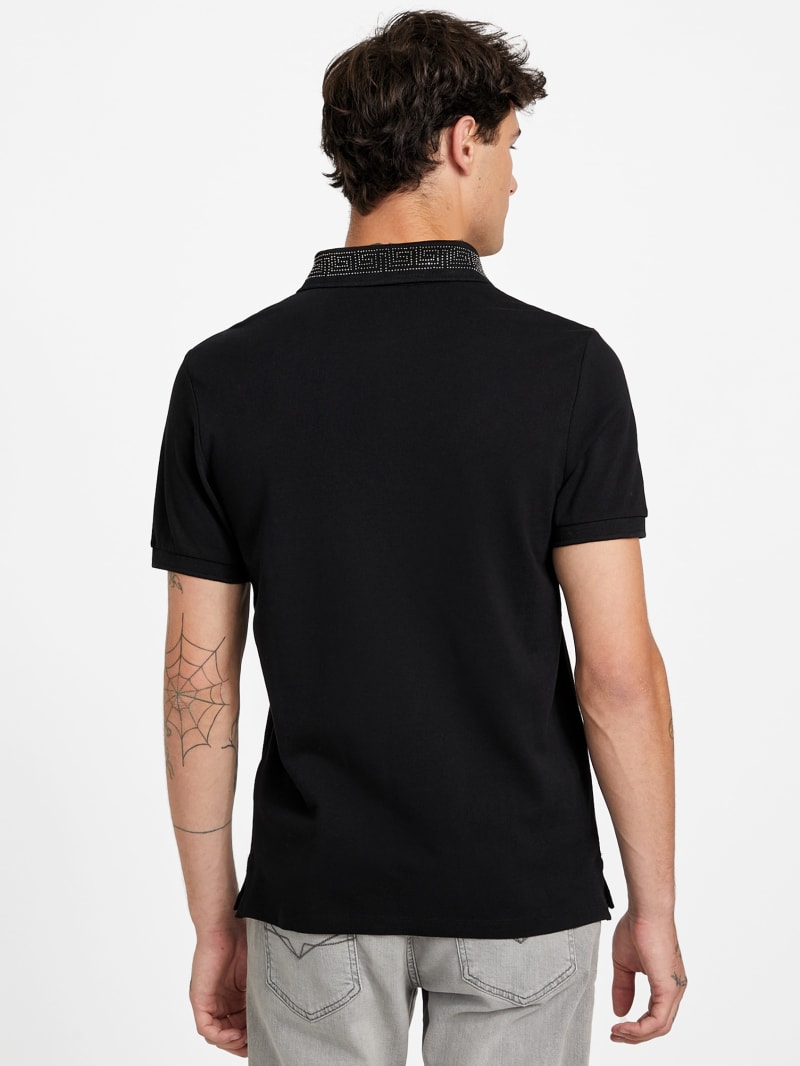 Emmanuel Rhinestone Polo | GUESS Factory