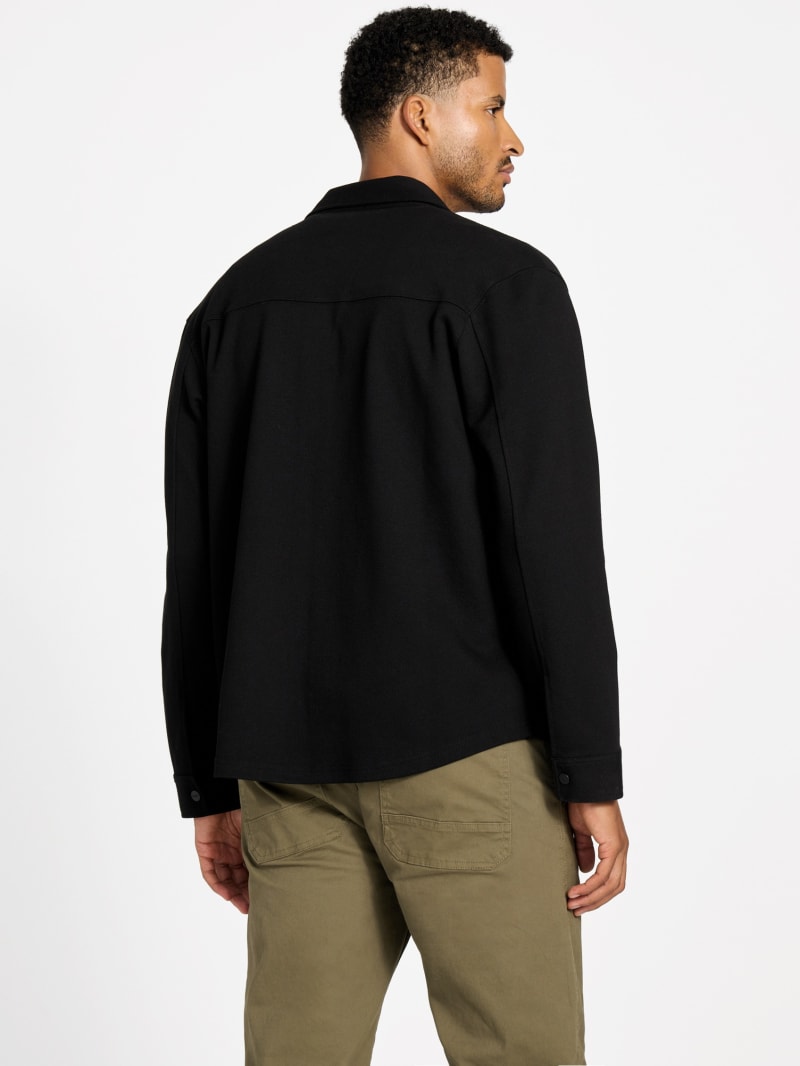 Giovanni Textured-Knit Pocket Shirt | GUESS Factory