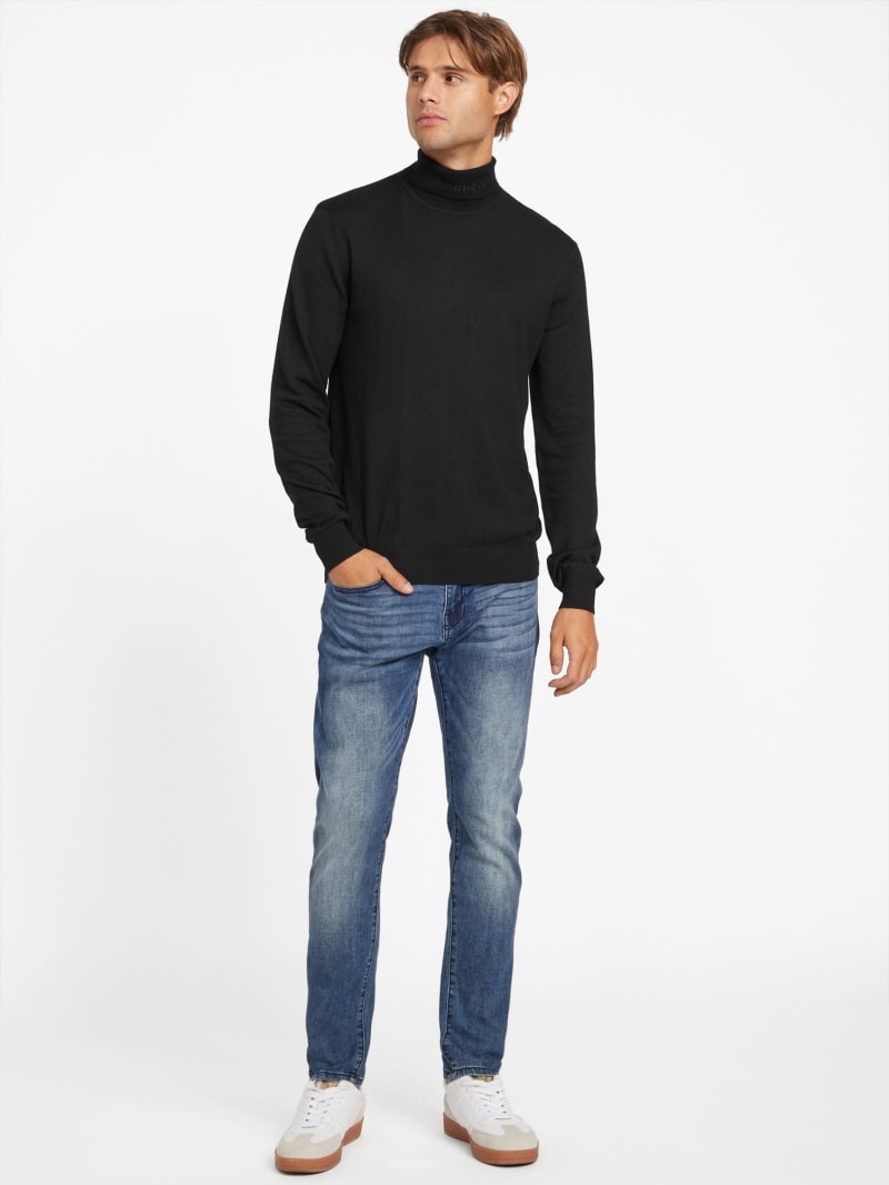 Arturo Wool-Blend Turtleneck Sweater | GUESS Factory