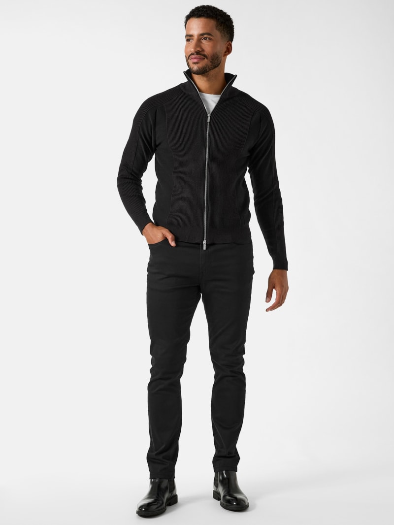 Melvin Wool-Blend Full-Zip Sweater