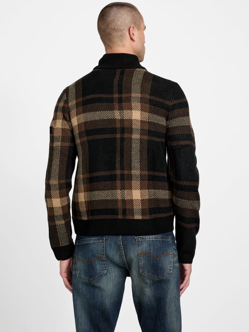 ユウマン Andres Wool-Blend Full-Zip Sweater | GUESS Factory