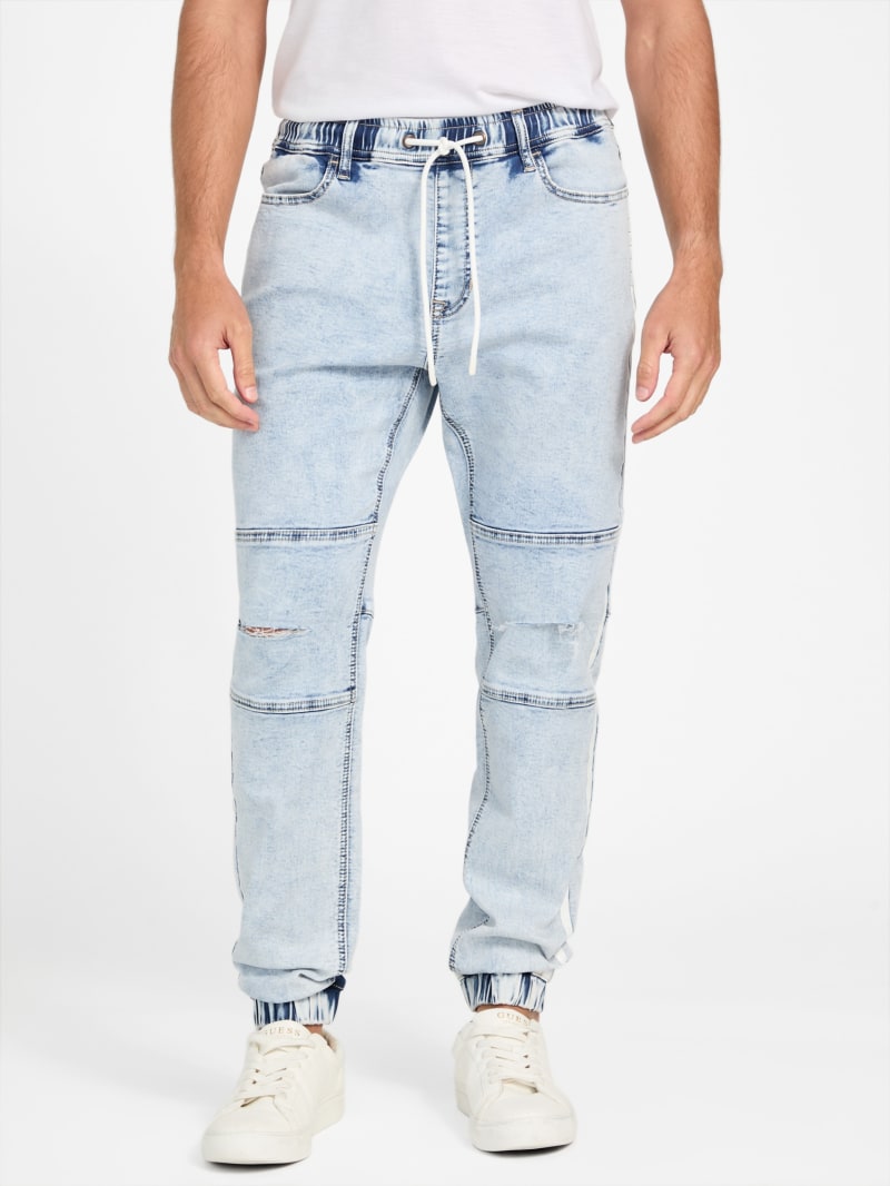 Saun Denim Joggers | GUESS Factory