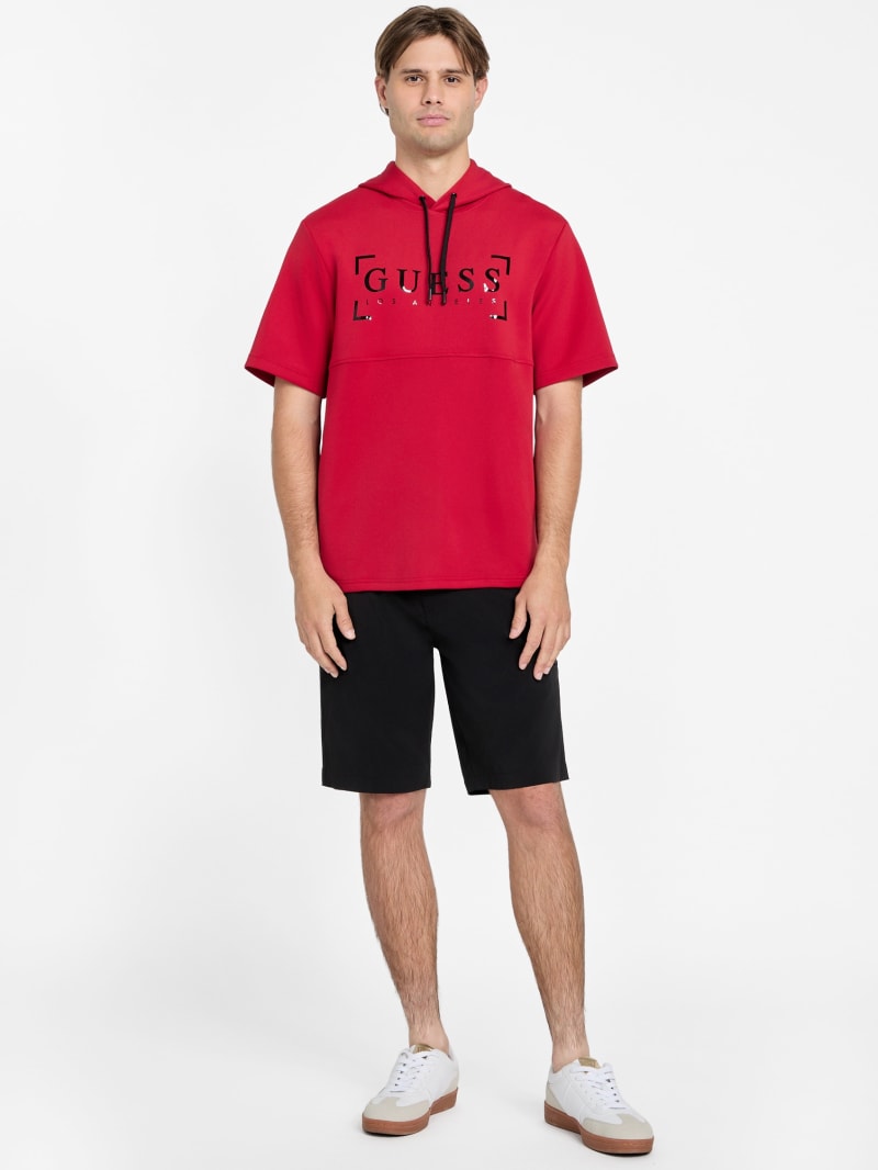 Nicolas Short-Sleeve Hoodie | GUESS Factory