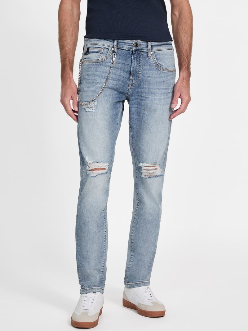 Newton Chain Skinny Jeans | GUESS Factory