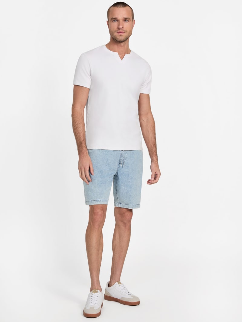Terran Denim Jogger Shorts | GUESS Factory