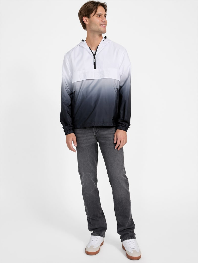 【IONSEOUL】Jins Collar Windbreaker Jacket 5FM0075 Eco Ace Ombre Windbreaker | GUESS Factory