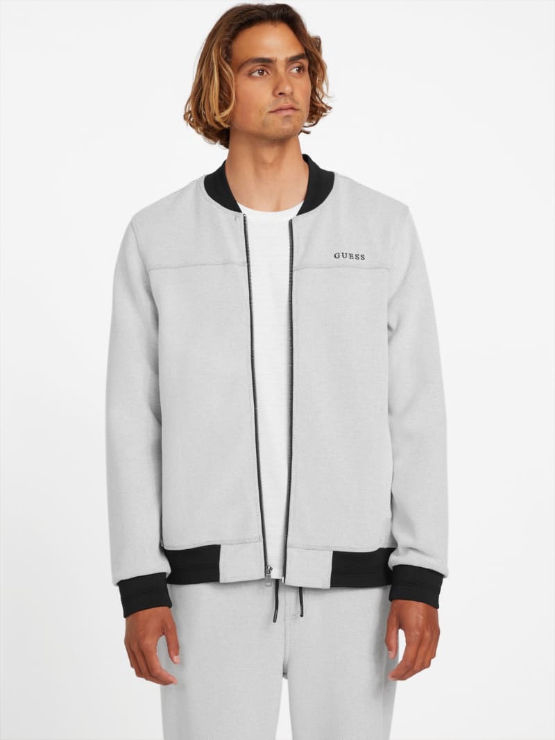 Giovanni Mock-Neck Flight Jacket | GUESS Factory