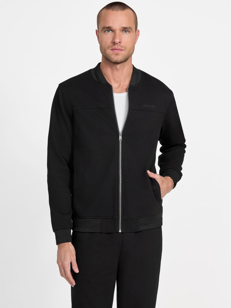 Giovanni Mock-Neck Flight Jacket | GUESS Factory Giovanni Mock-Neck Flight Jacket | GUESS Factory