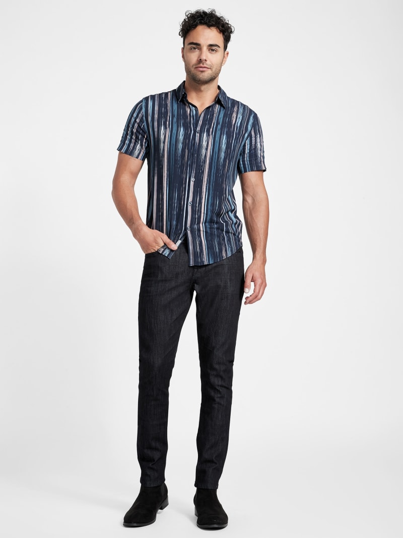 guess men's slim tapered jeans