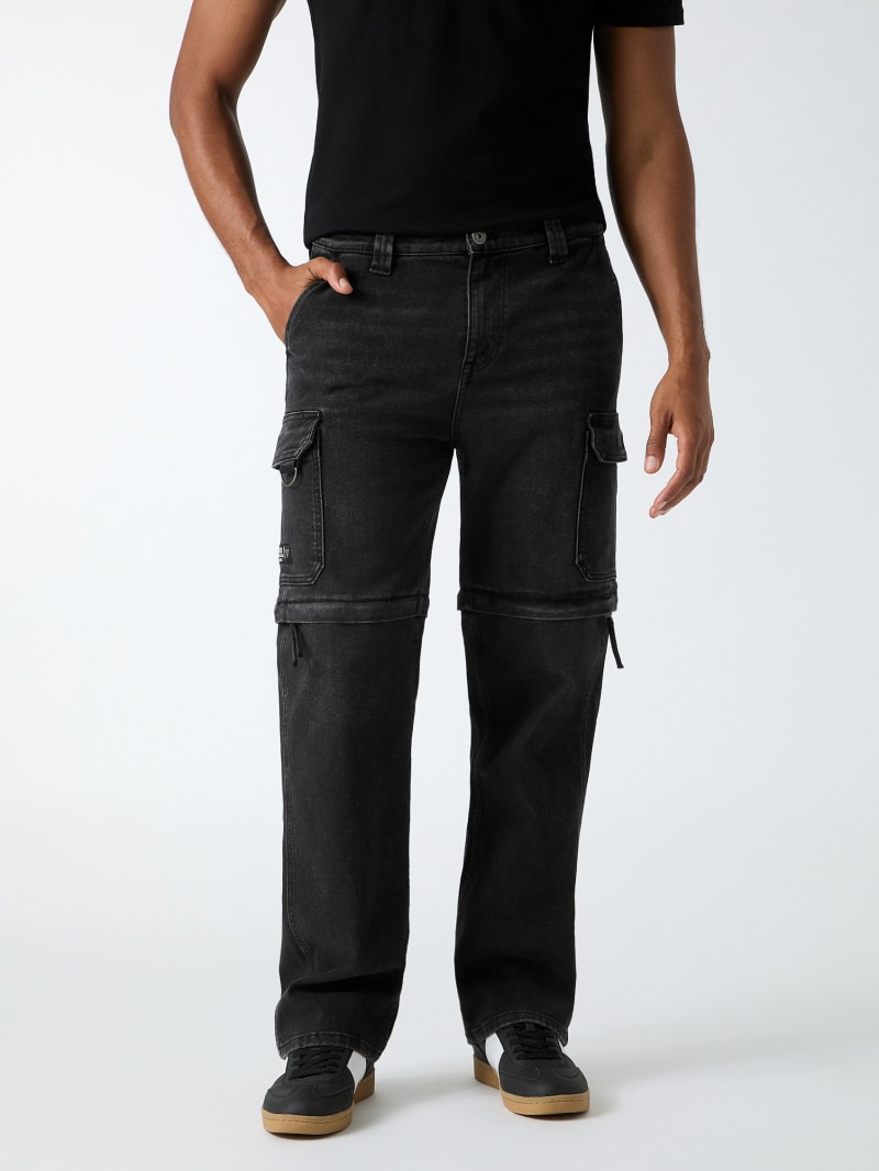 パンツ misekiseoul pocketcargobootcutpants Zip Off Baggy Cargo | GUESS Factory