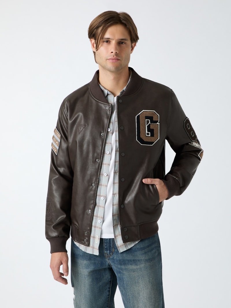 Lark Varsity Jacket | GUESS Factory