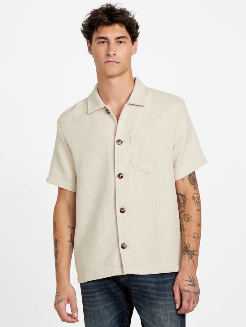 Wilmer Woven Shirt | GUESS Factory