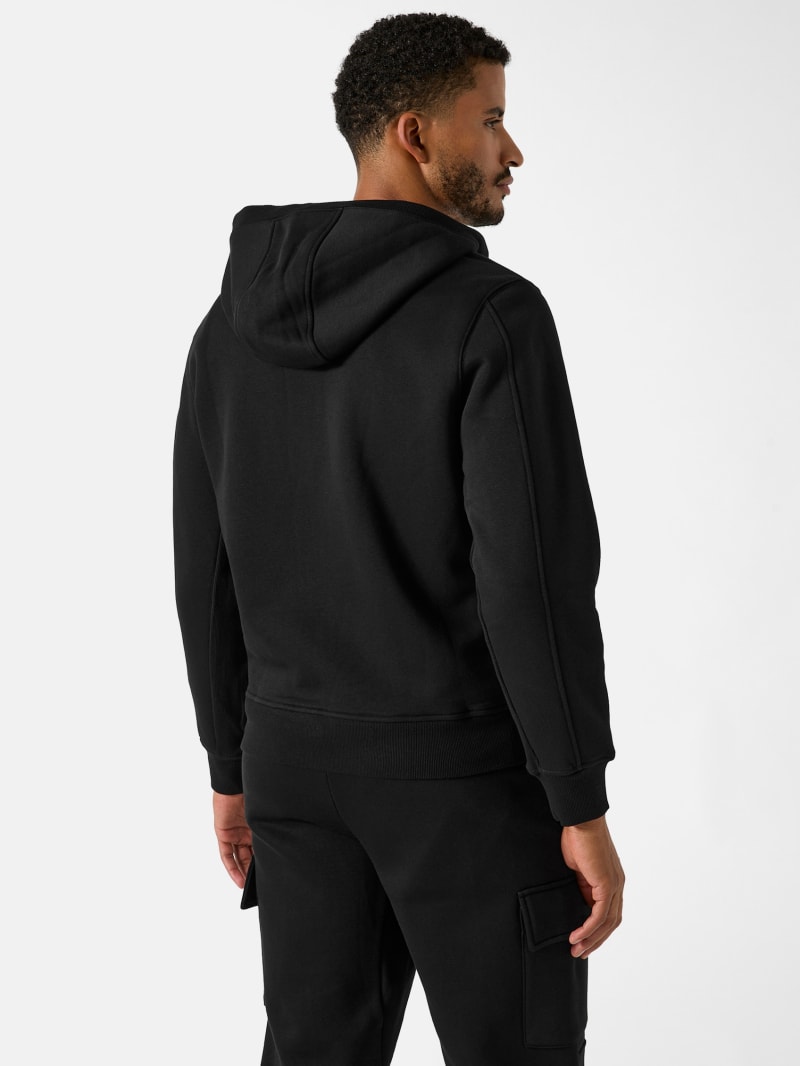aeae パーカー シズニルック 韓国 Joel Full-Zip Fleece Hoodie | GUESS Factory