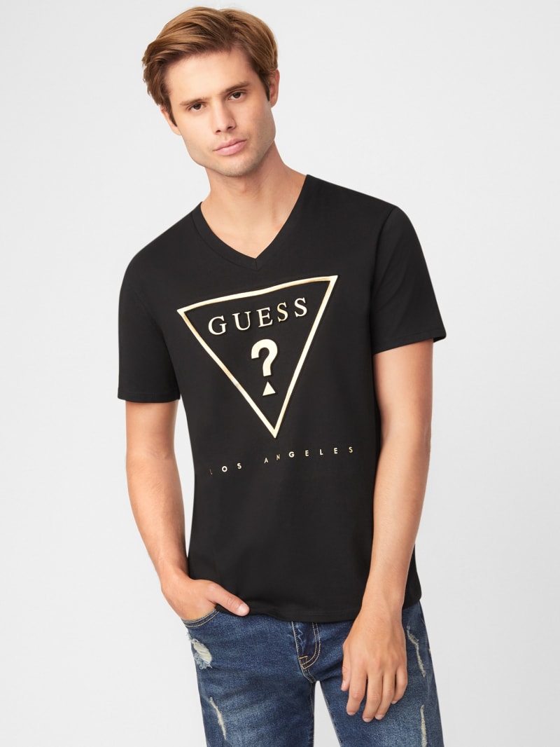 Taft Embossed Logo Tee | GUESS Factory