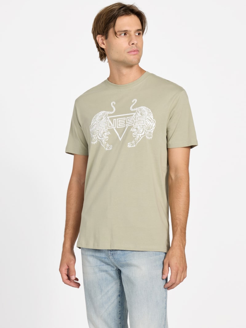 Neloa Printed Crewneck Tee | GUESS Factory