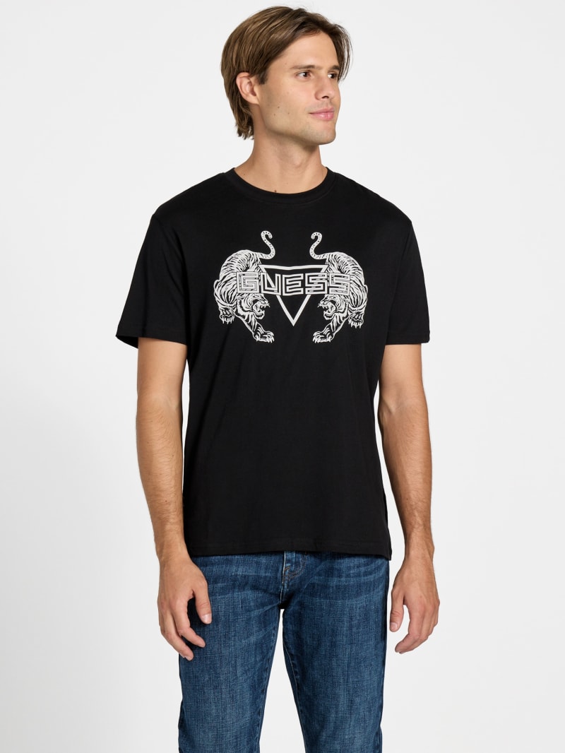 9nine Tシャツ Neloa Printed Crewneck Tee | GUESS Factory