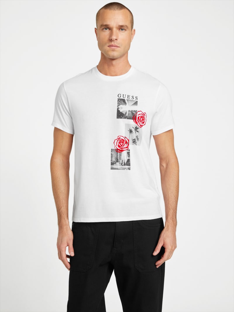 Tシャツ・カットソー BARBA FW24 'Journey' shirt (I1U14P0144201 0002) JUNYA WATANABE MAN - MEN'S SHIRT - WH/SX X SX/BK/WH - {WM