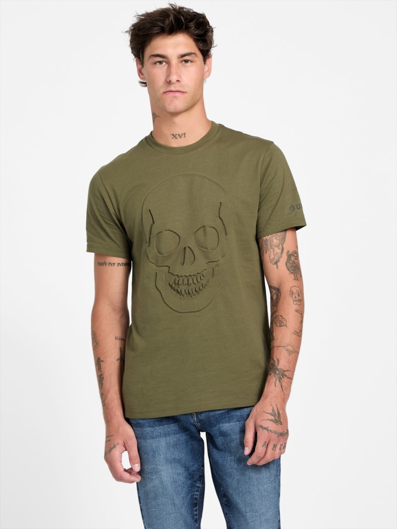 Eco Gabrin Crewneck Tee | GUESS Factory