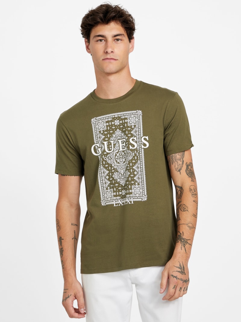 ググ Eco Nilo Crewneck Tee | GUESS Factory Ca