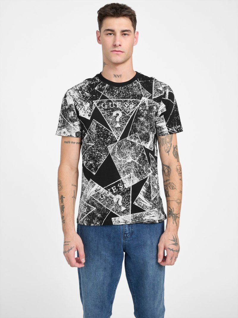 Eco Edric Signature Tee | GUESS Factory